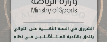 للسنة الثانية على التوالي الشروق يلتحق بالأندية المتأهلين لمبادرة الألعاب المختلفة